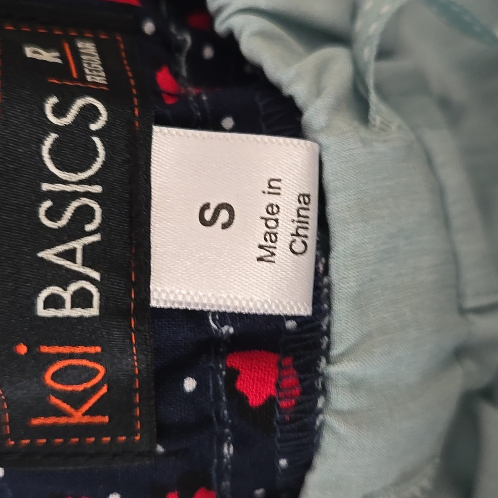 Koi Blue Heathered Scrub Pants - Picture 5 of 7
